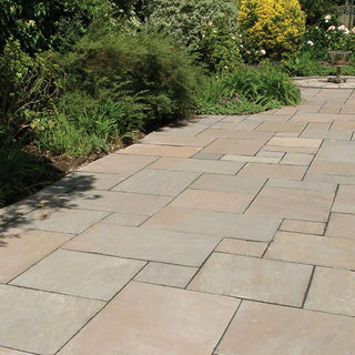 Autumn Brown Indian Sandstone Paving Slabs 900x600 22mm Cal. £21.99/m2