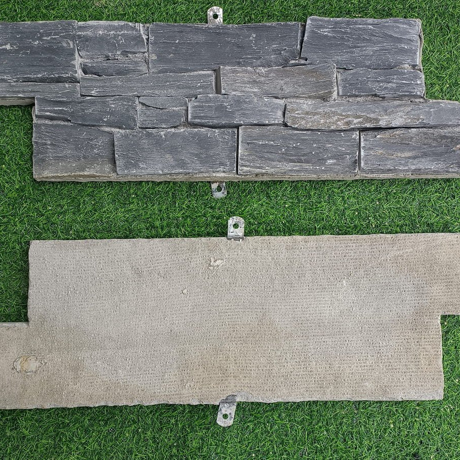 Black Slate Cladding Z Panels Cement Backing 550 x 200 £65.39/m2